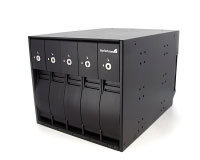 Startech.com Backplane/Caja Extraíble para 5 Discos Duros SAS/SATA de 3,5 pulgadas (SBAY5BK) Startech.com Backplane/Caja Extraíble para 5 Discos Duros SAS/SATA de 3,5 pulgadas (SBAY5BK)